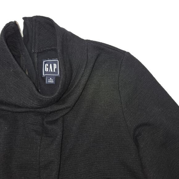 Gap Black Long Sleeve Casual Turtleneck Sweater Dress Woman's size Small Petite - Picture 5 of 7
